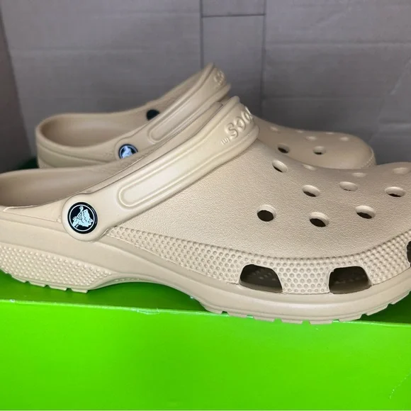CROCS | Shoes | 9m 1w New Crocs Classic Clogs Wheat | Poshmark display picture 1